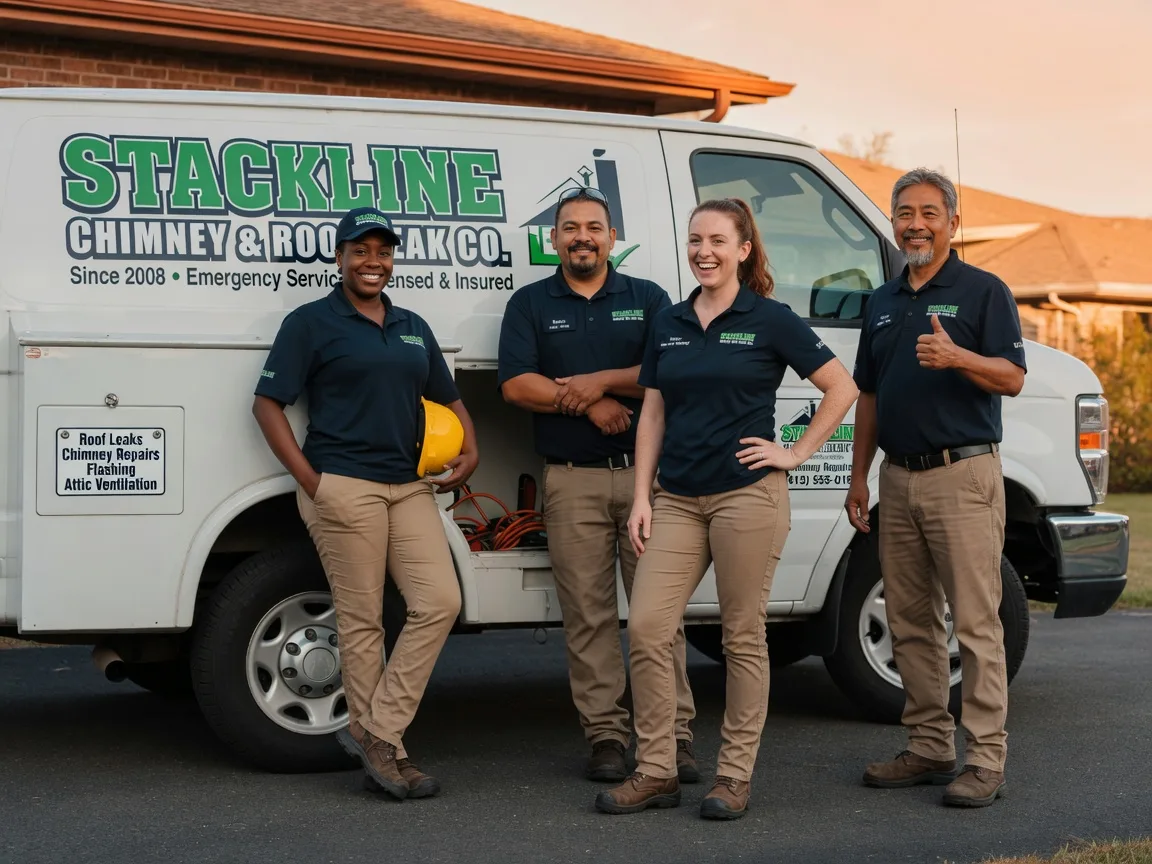 Chimney flashing repair company in Champaign, IL